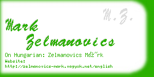 mark zelmanovics business card